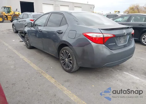 2014 Toyota Corolla S Plus from USA, damaged, VIN 2T1BURHE8EC041569